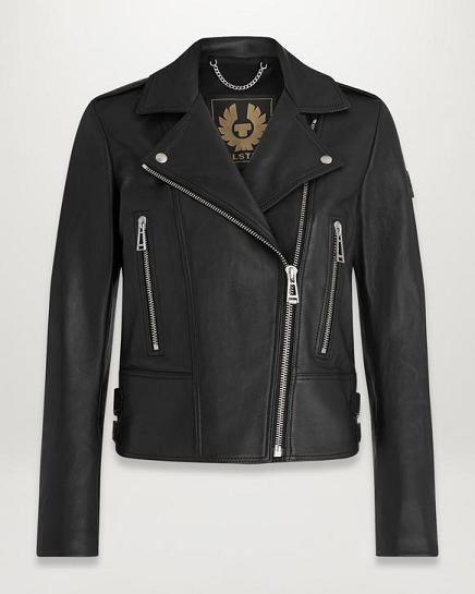 Veste Cuir Belstaff Femme Marianne Noir France XB7590268